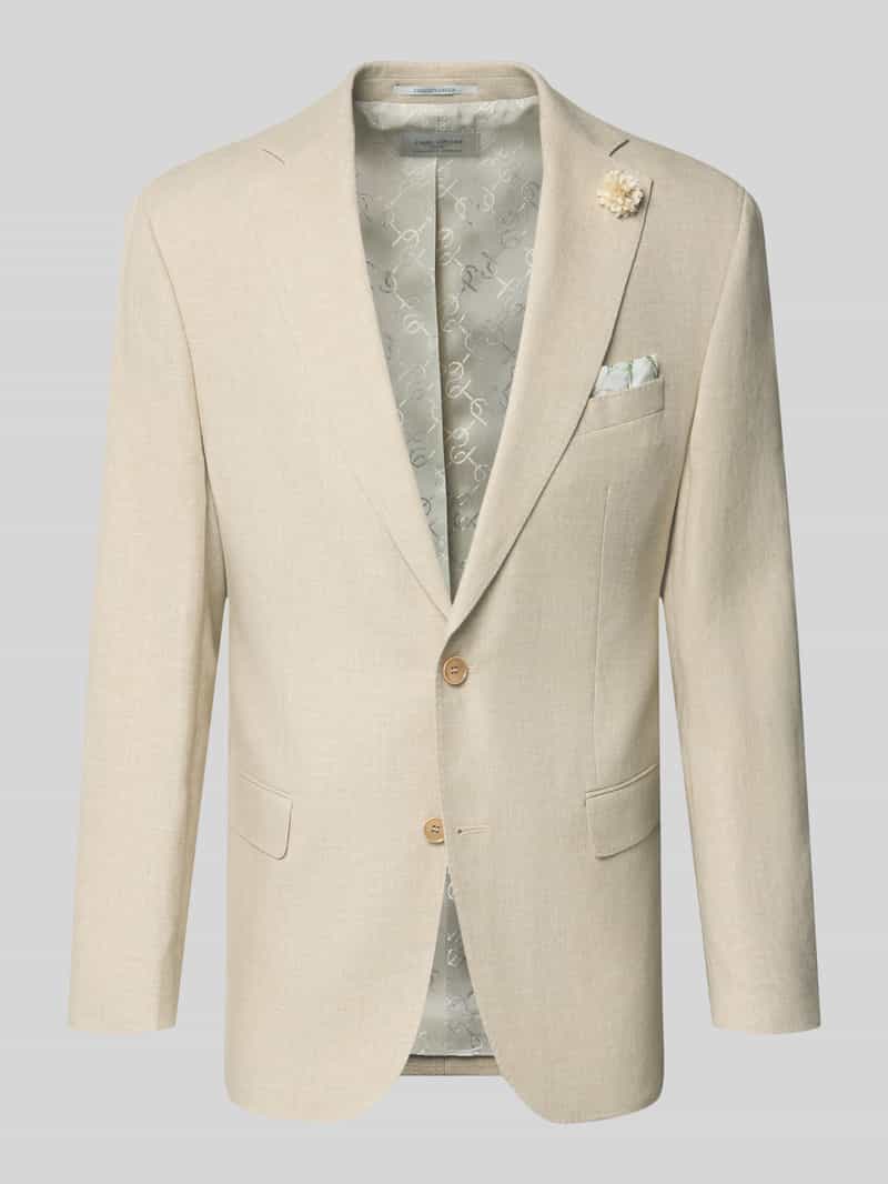 regular fit colbert van linnenmix model 'Tannon'