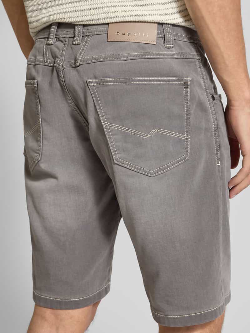 Bugatti Modern fit korte jeans in 5-pocketmodel