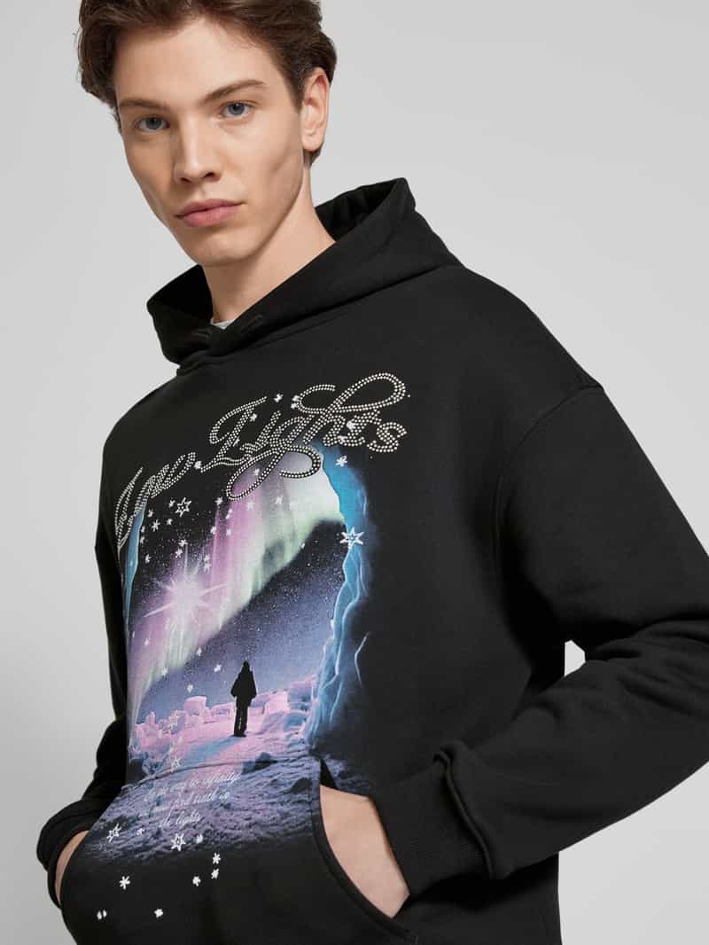 Low Lights Studios Hoodie met strass-steentjes