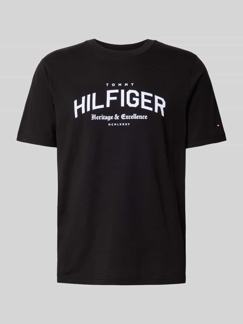 BOSS GREEN T-shirt Thee met een ronde hals
