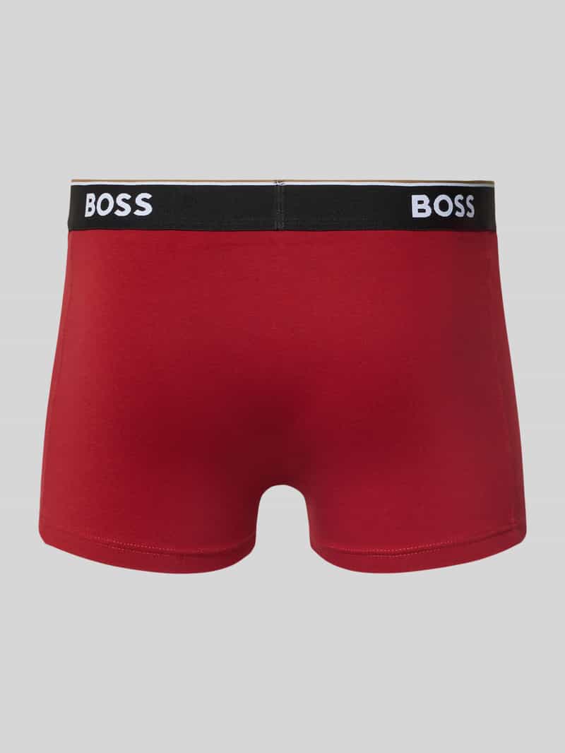 Boss Trunks van katoenmix in een set van 3 model 'Power'