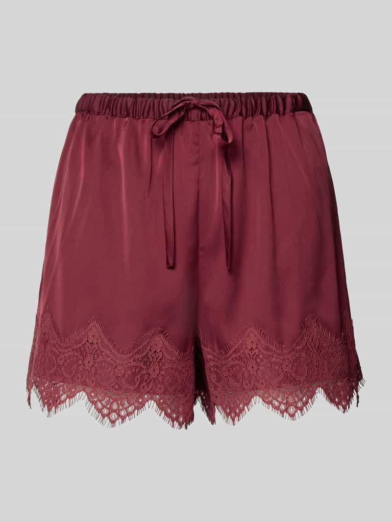 Jake*s Casual Relaxed fit pyjamabroek met kant