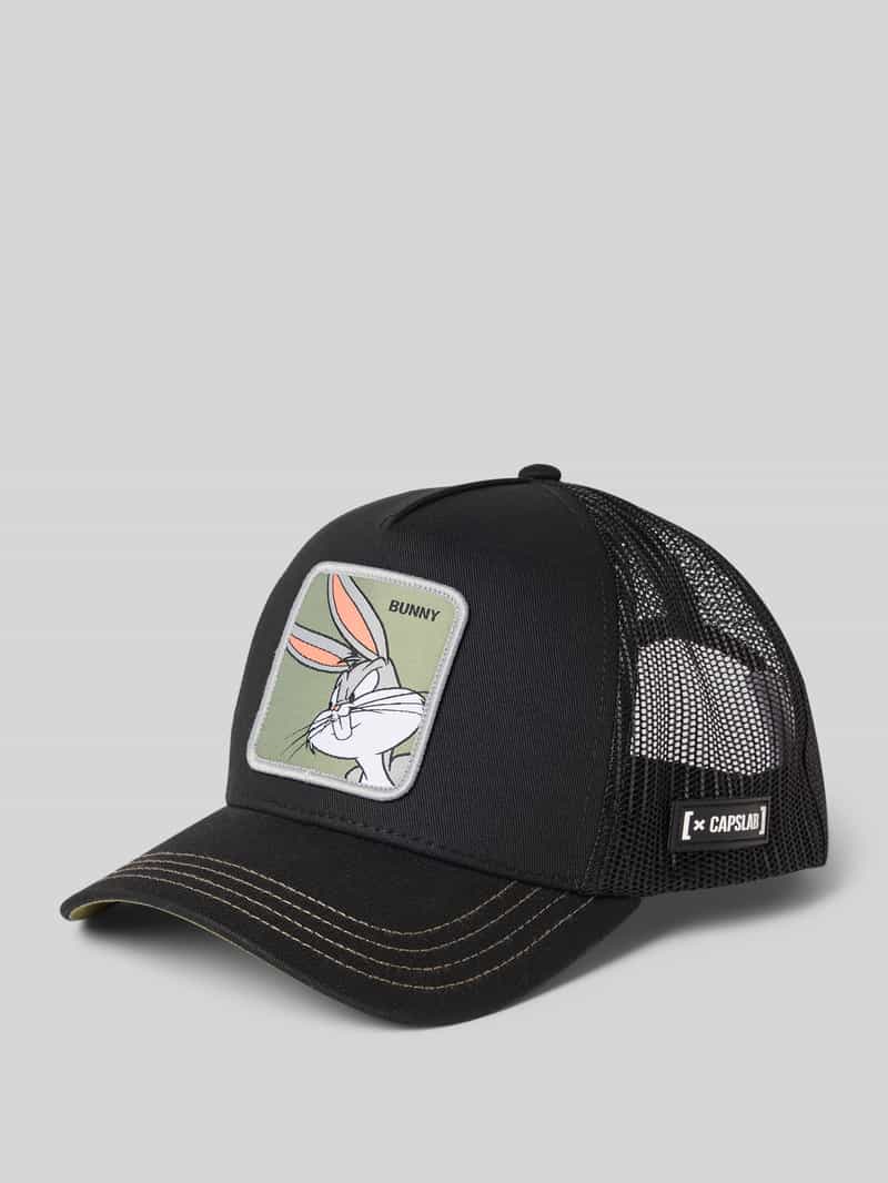 Capslab Baseballpet met motiefstitching