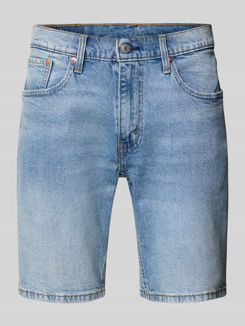 Levi's Korte regular fit jeans met knoopsluiting