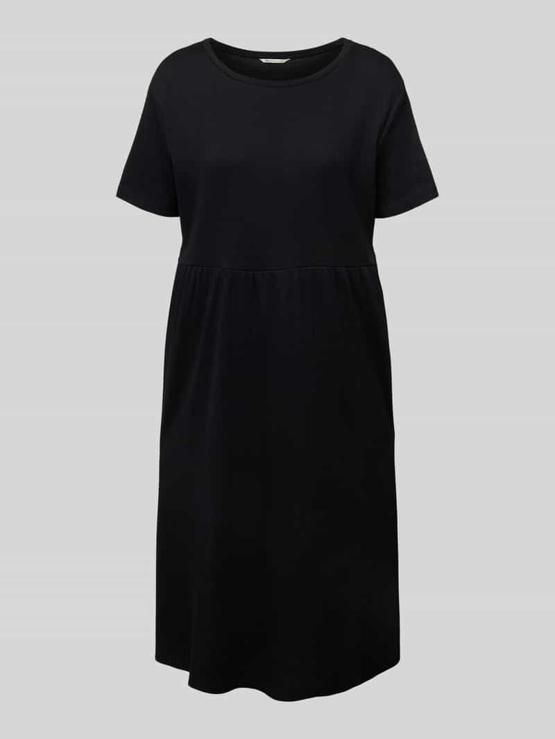 Tom Tailor Denim Loose fit midi-jurk van katoenmix