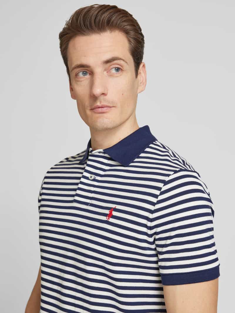 Polo Ralph Lauren Custom slim fit poloshirt met logostitching