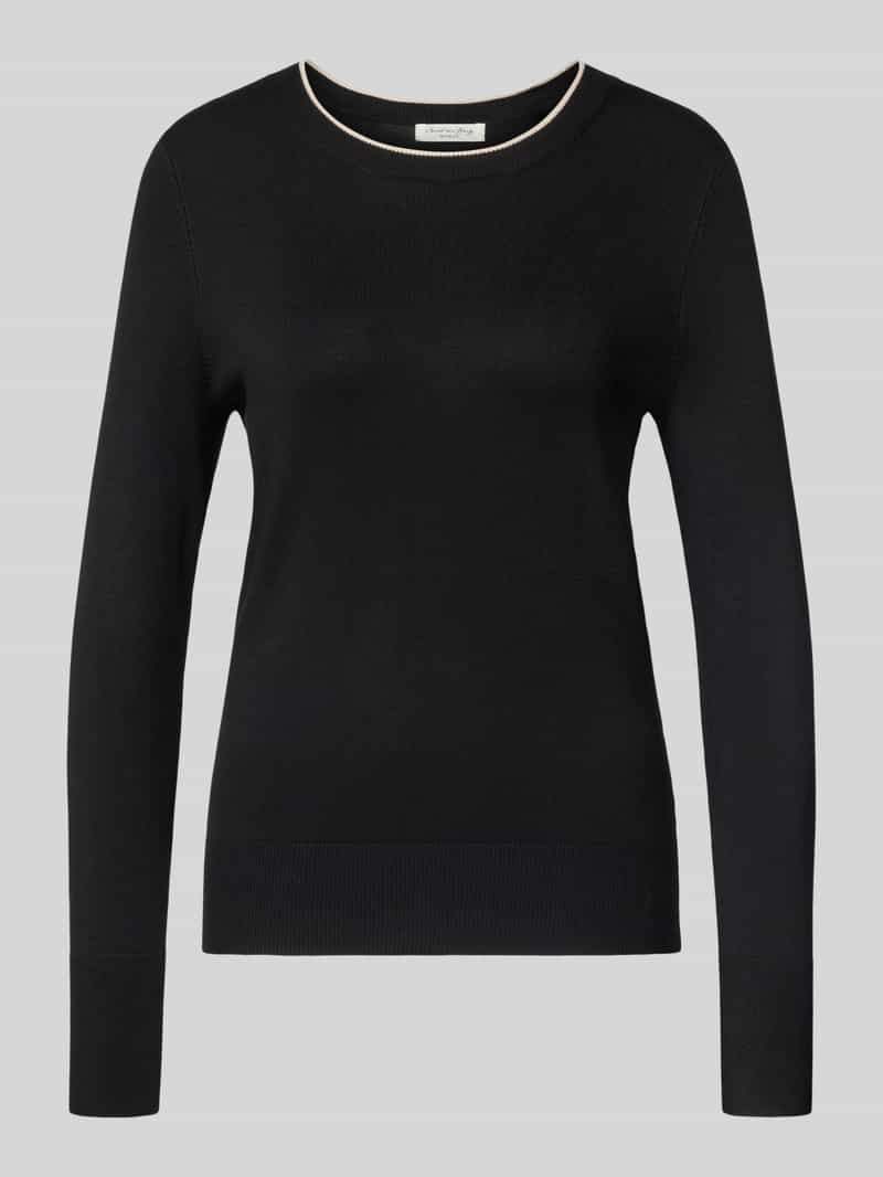 Christian Berg Woman Gebreide pullover met ribboorden