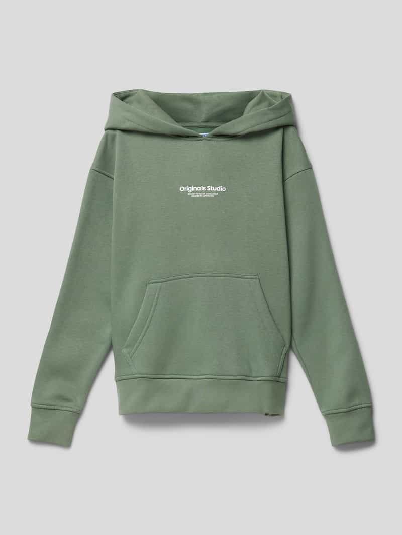 jack & jones Hoodie met labelprint