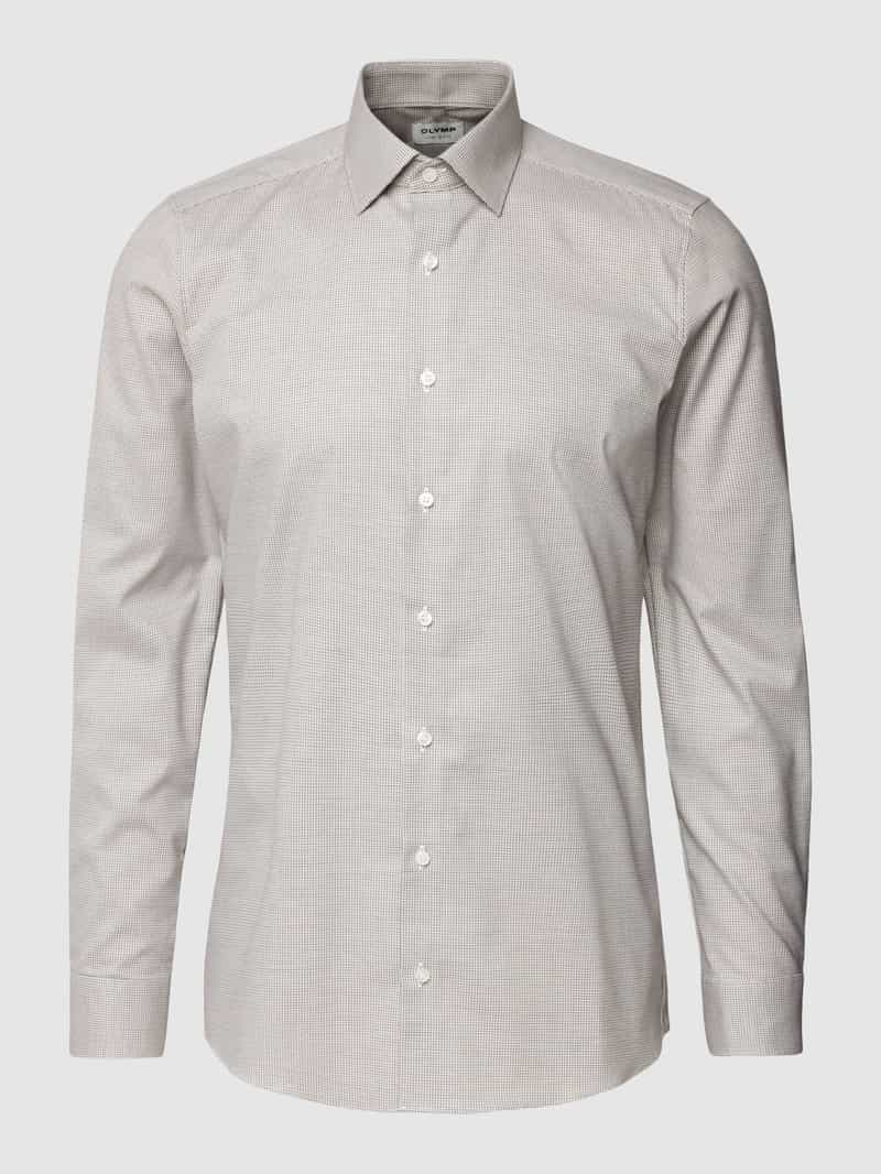 OLYMP Level Five Slim fit zakelijk overhemd met effen structuur