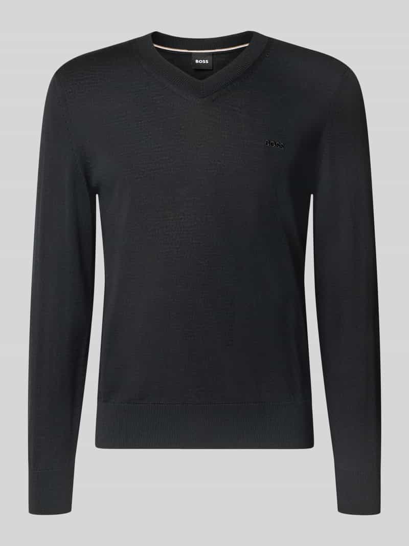 Regular fit pullover van pure scheerwol model 'H-Melba-L'