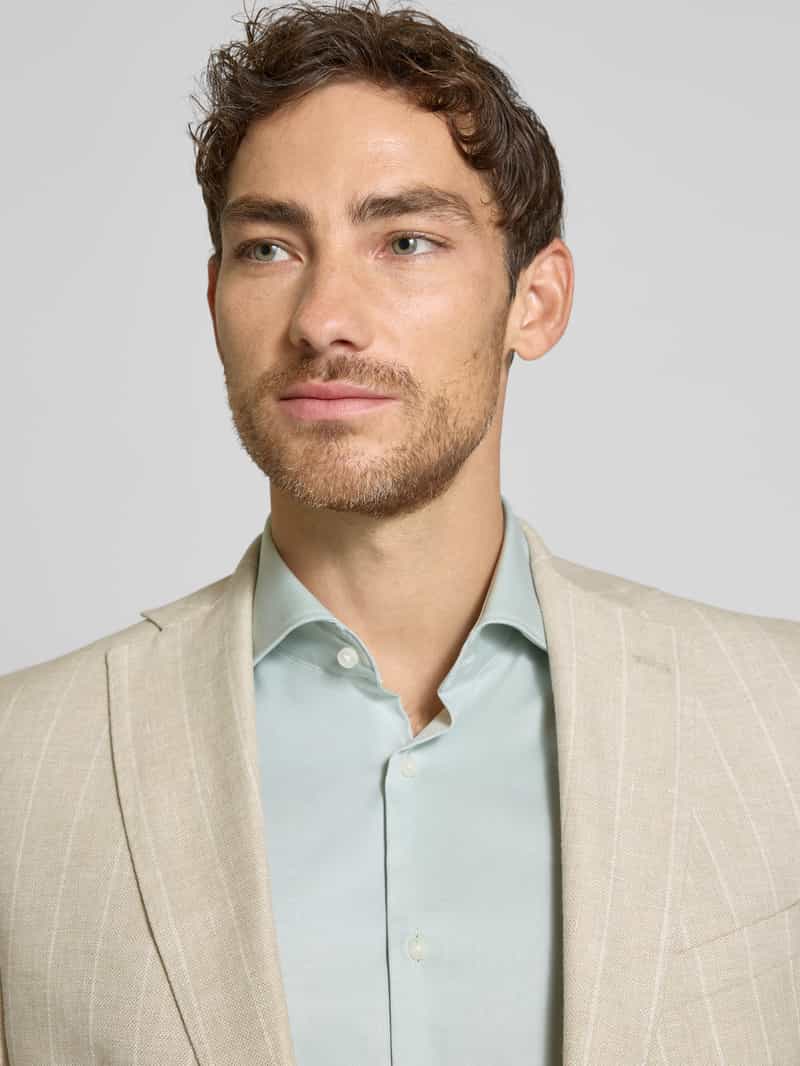 Boss Slim fit zakelijk overhemd met kentkraag
