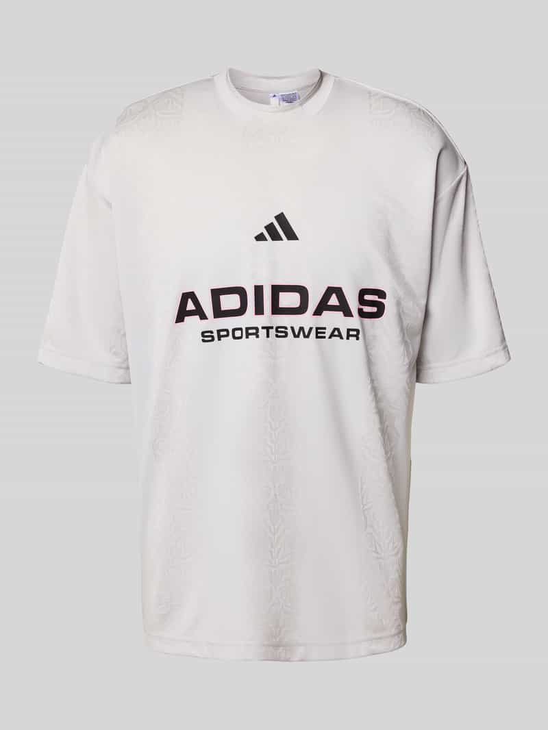 adidas Sportswear T-shirt met logo en ronde hals