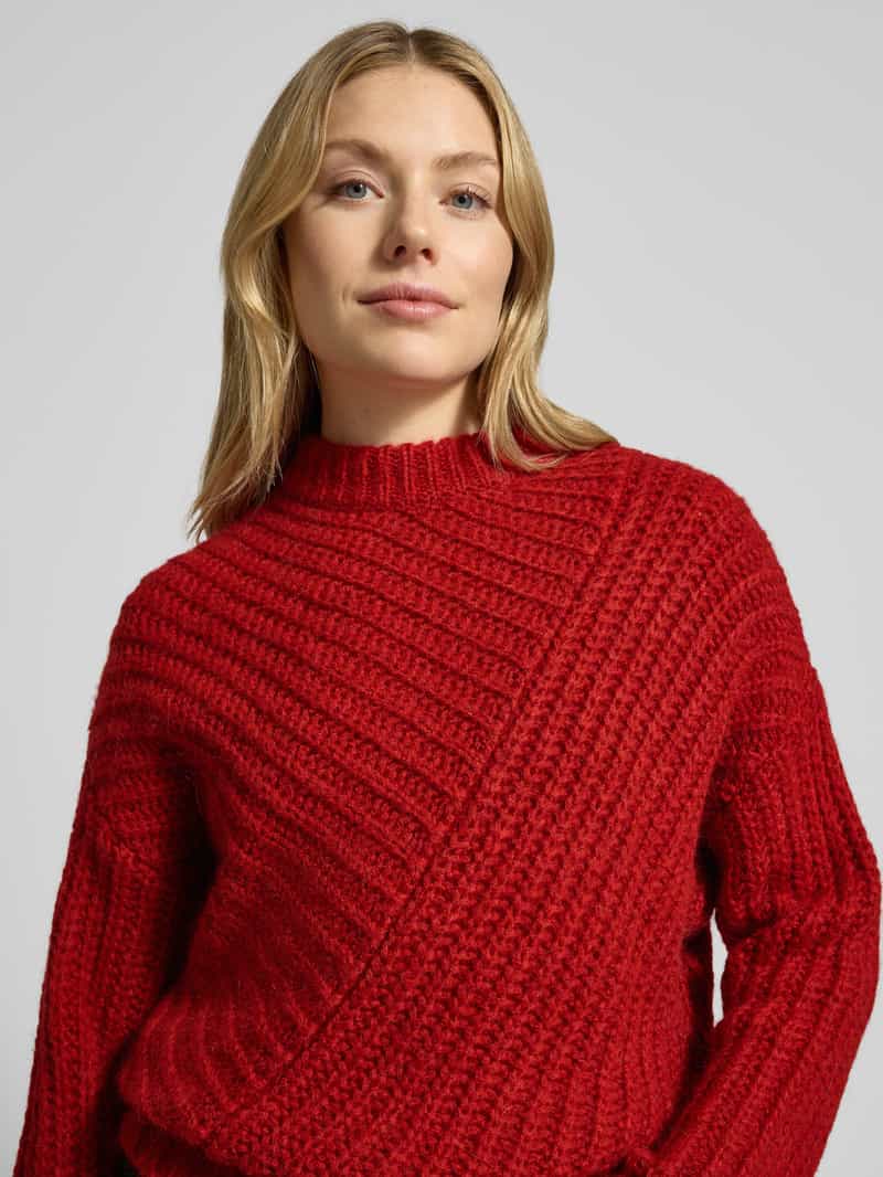 mustang Gebreide pullover met ribboorden model 'Erin'