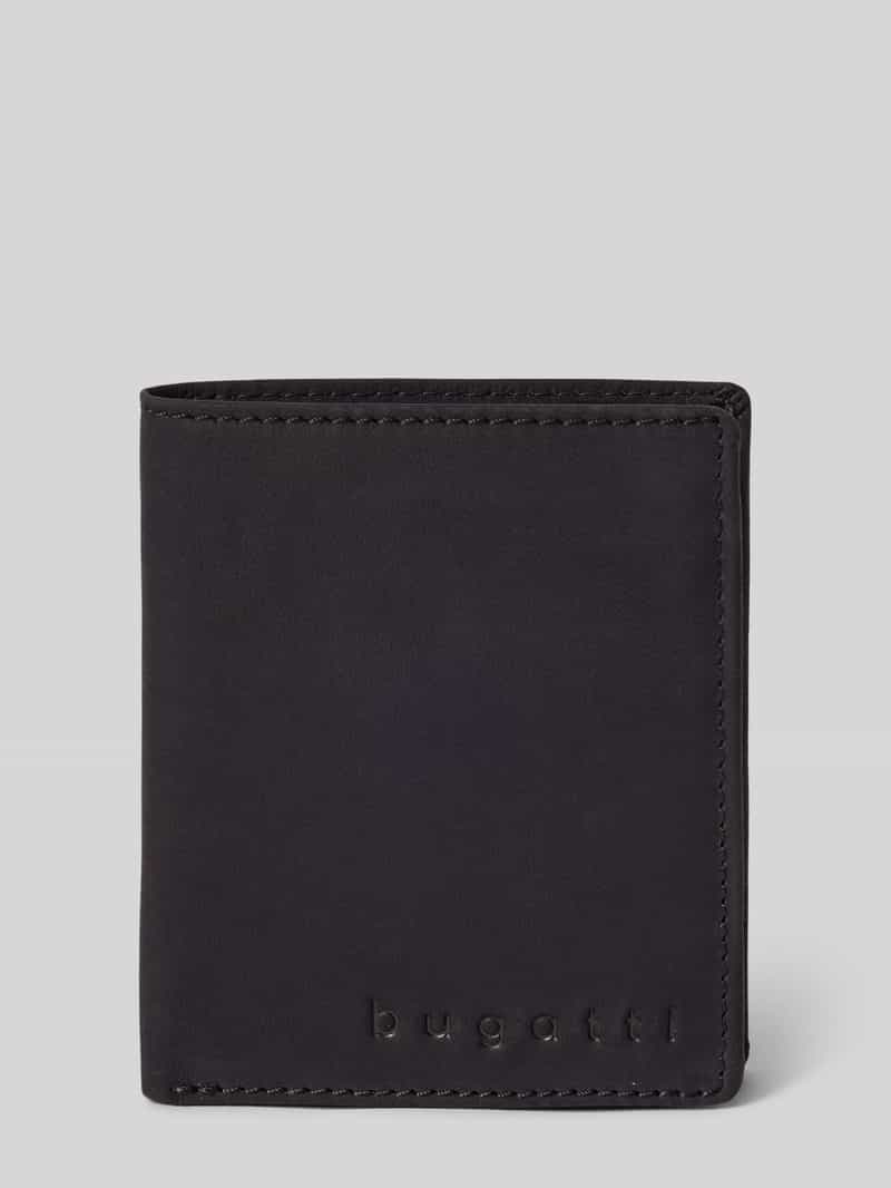 Bugatti Portemonnee met labeldetail model 'Luca'