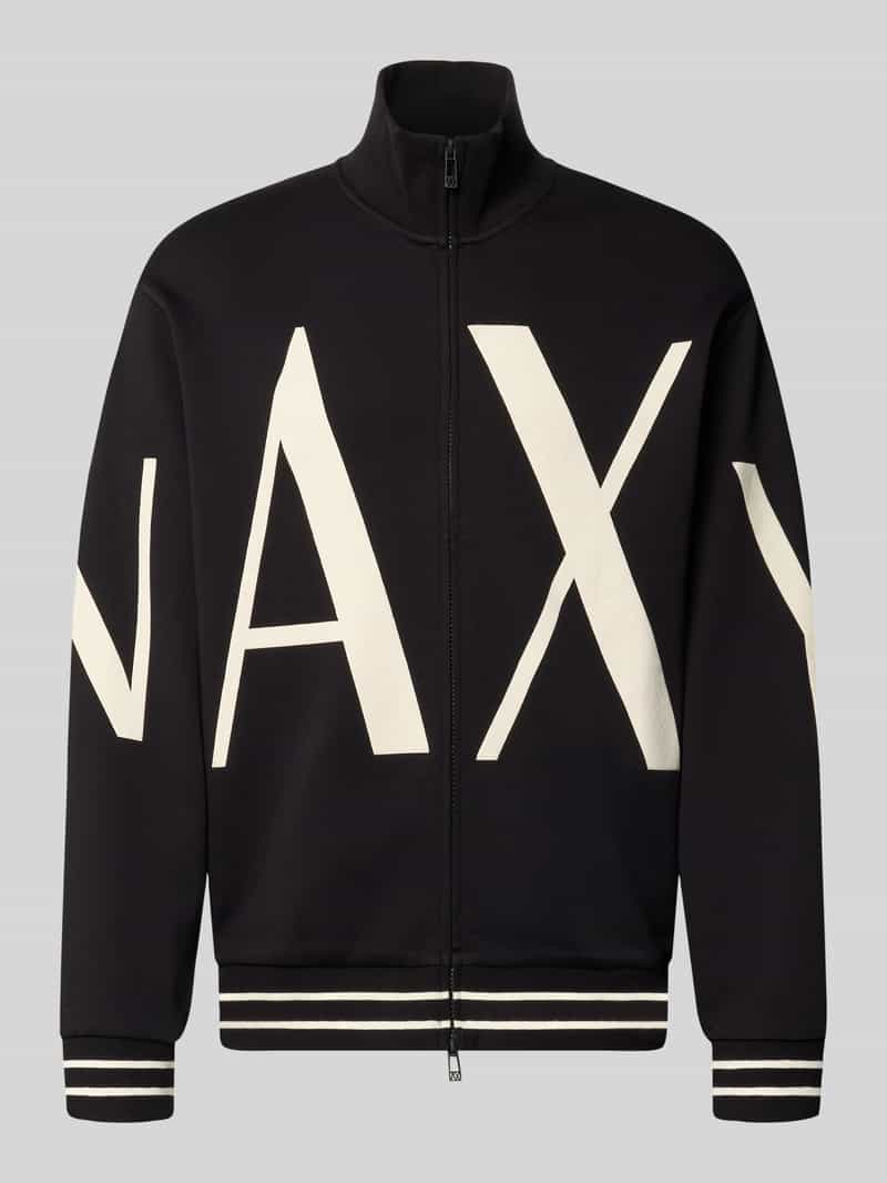 Armani Exchange Xm002950_af10818 Sweatshirt Met Rits Zwart M Man