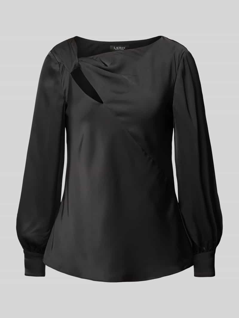 Lauren Ralph Lauren Slim fit blouse met cut-out model 'LARONA'
