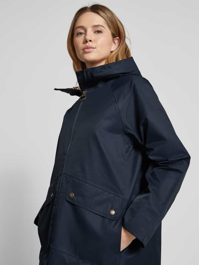 Barbour Lange jas met tweewegsritssluiting model 'Heron'