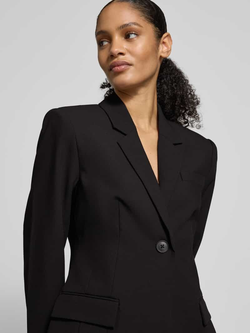 My Essential Wardrobe Slim fit blazer met klepzakken model 'Milan'