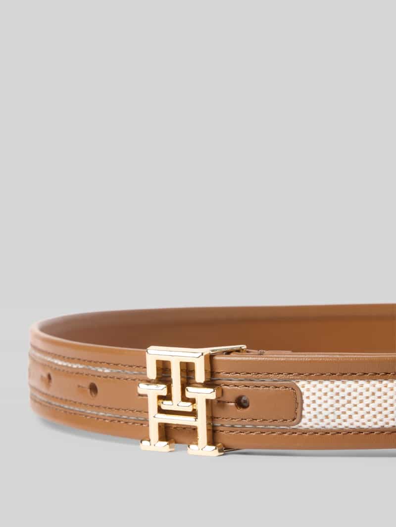 Tommy Hilfiger Riem van leer met katoen