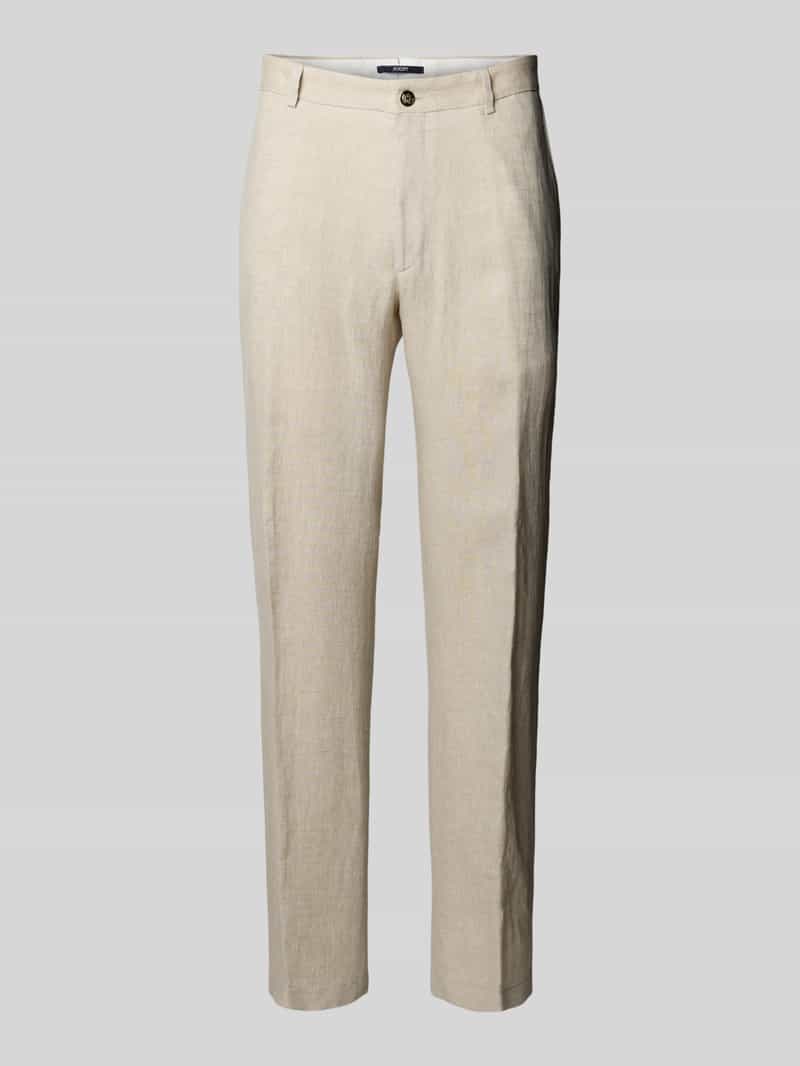 JOOP! Collection Pantalon van linnen met steekzakken model 'Hank'