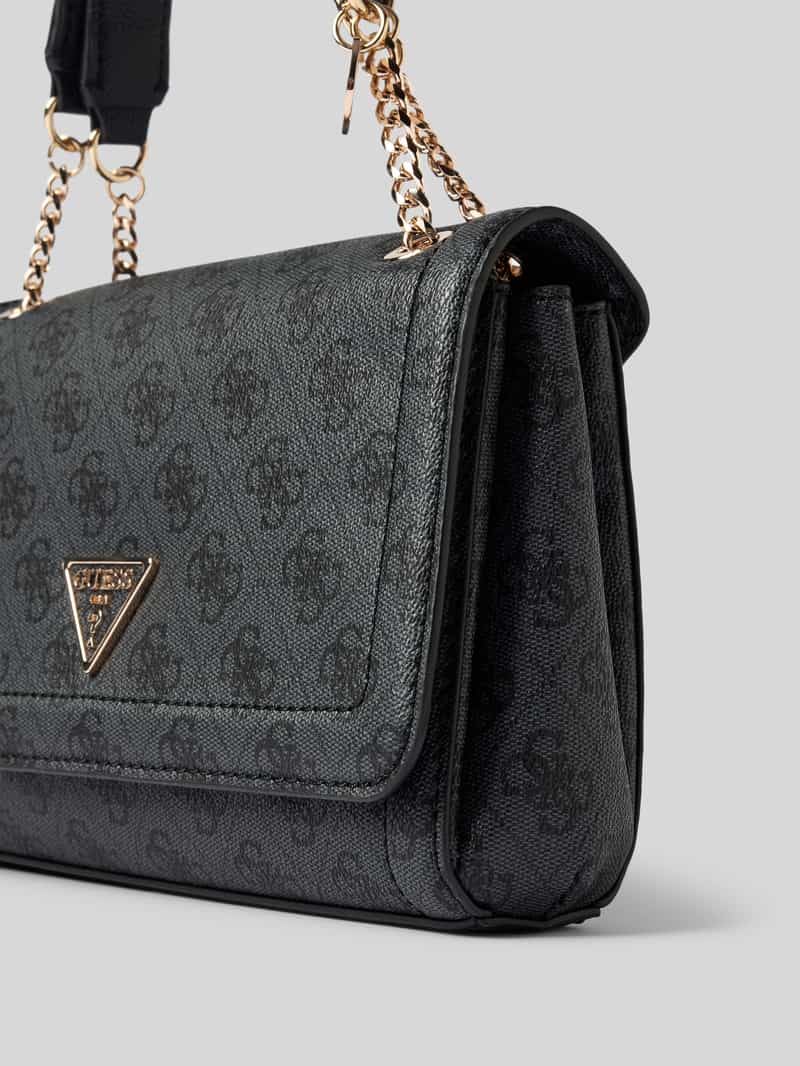 Guess Handtas met labelapplicatie model 'NOELLE'