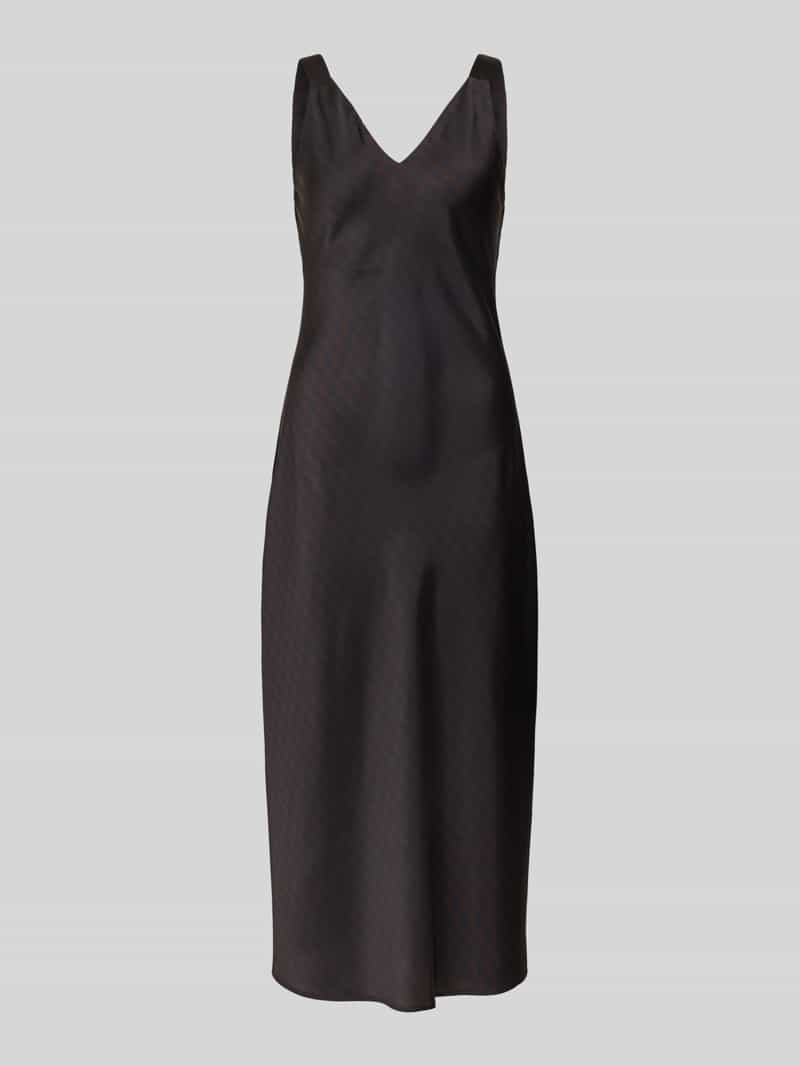 someday Midi-jurk met V-hals model 'Qova'