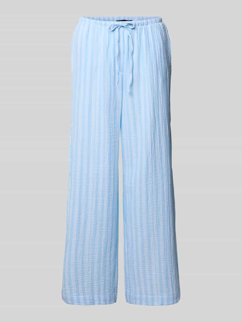 Vero Moda Regular fit stoffen broek van puur katoen model 'NANNA'