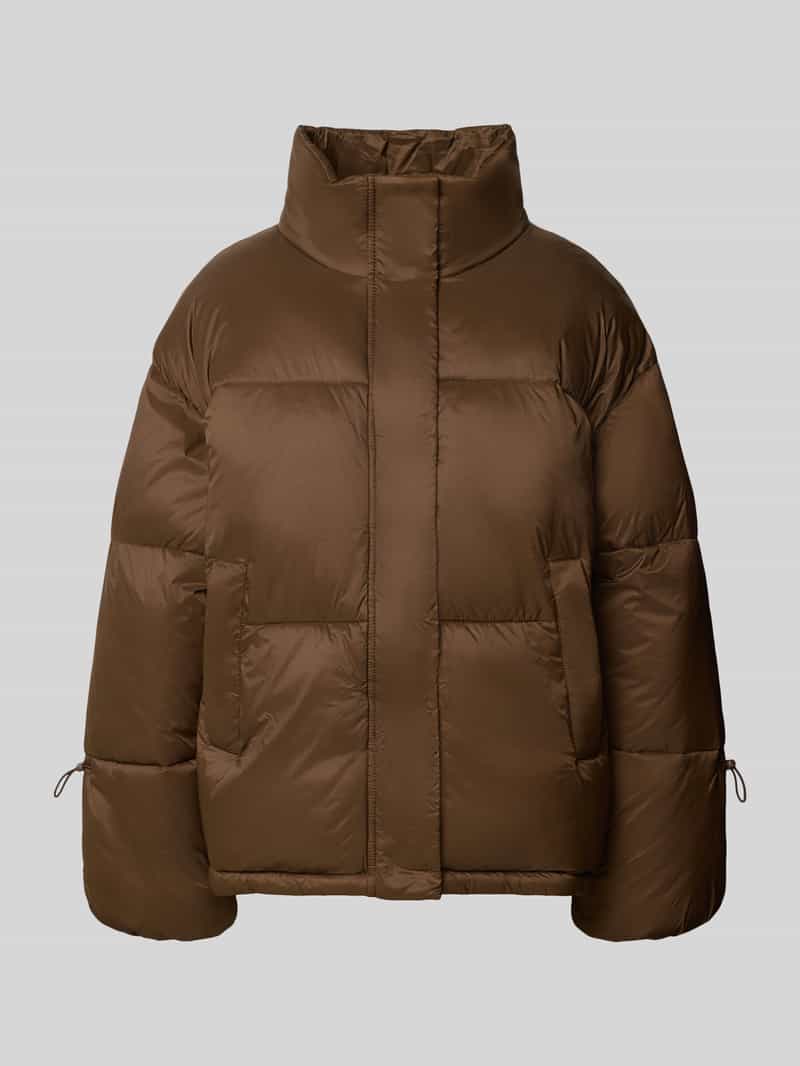 Regular fit gewatteerd jack met opstaande kraag model 'ALLIE'