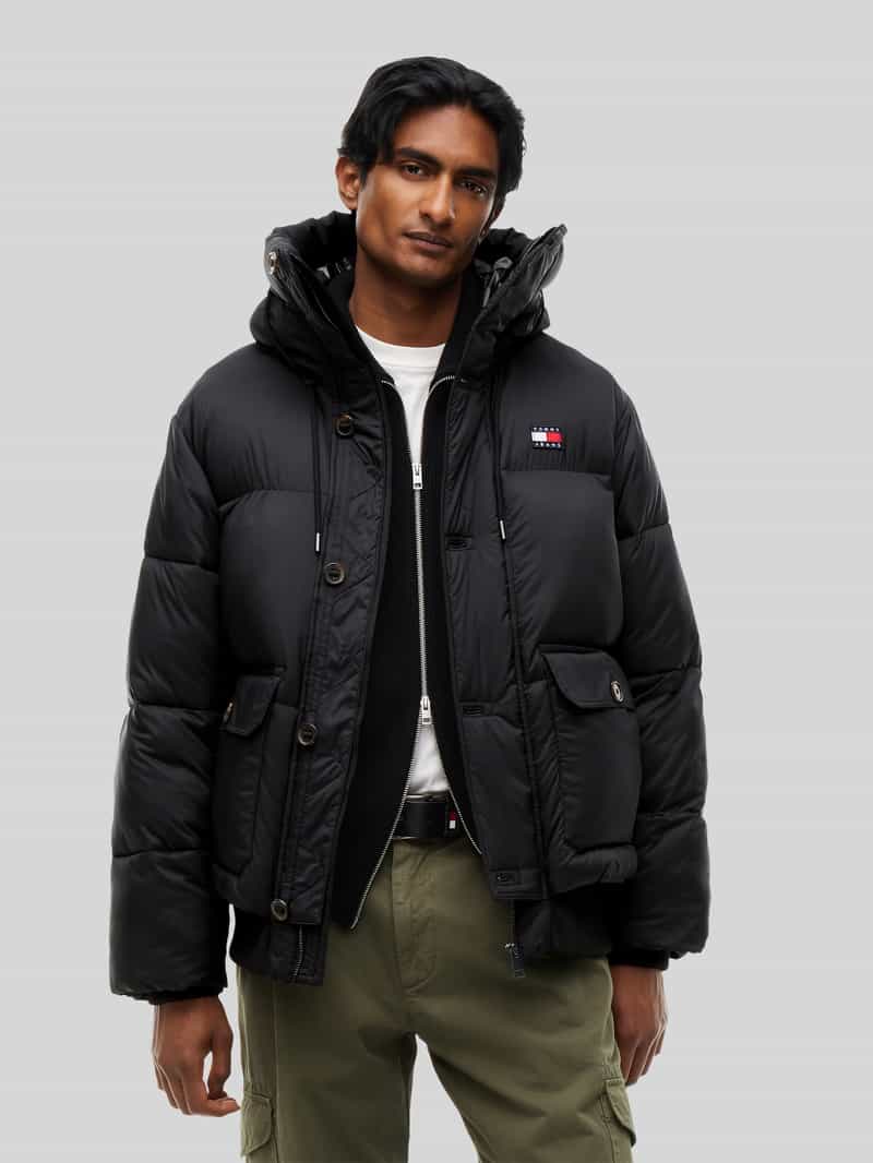 Tommy Jeans Regular fit pufferjack met capuchon