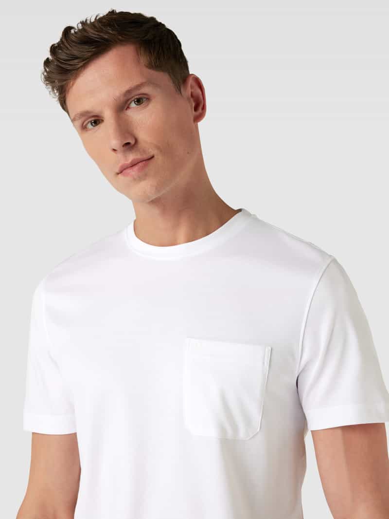 Christian Berg Men T-shirt met opgestikte borstzak