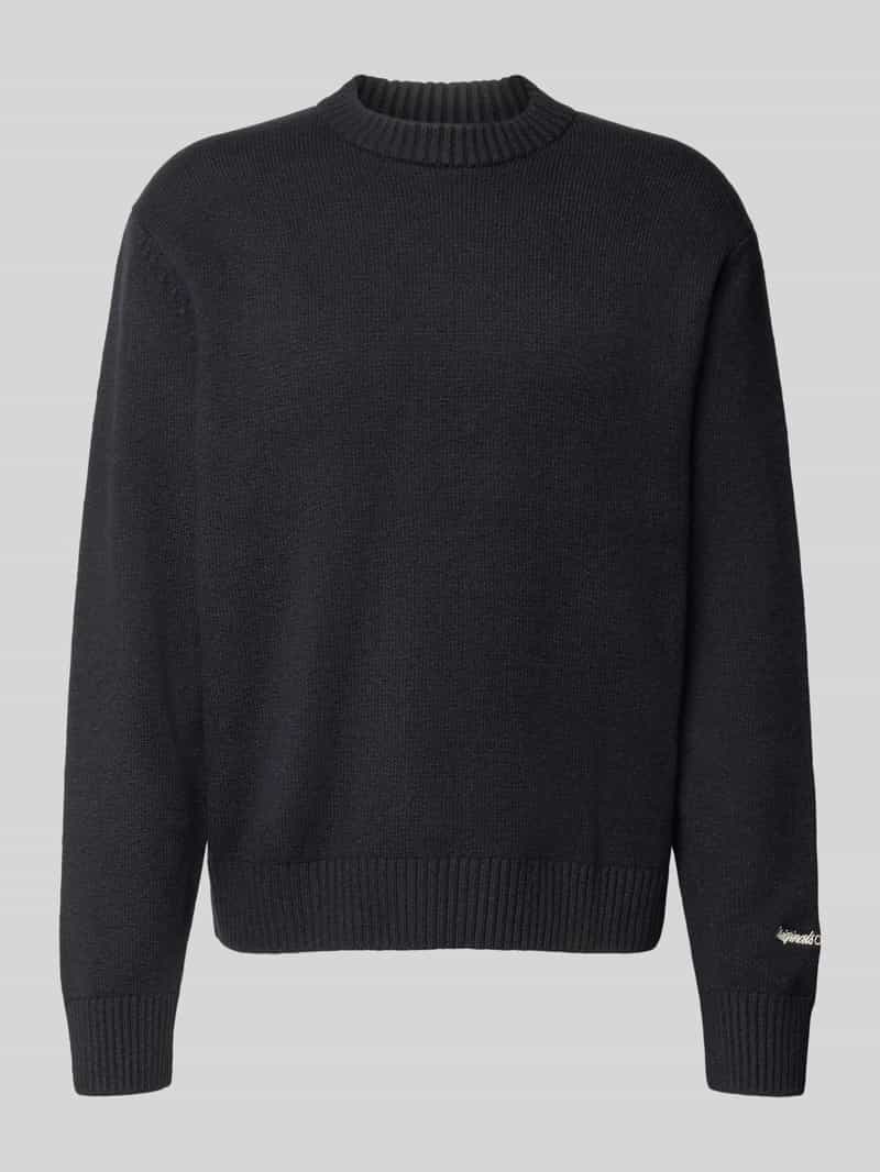 jack & jones Gebreide pullover met labelstitching model 'NORREBRO'