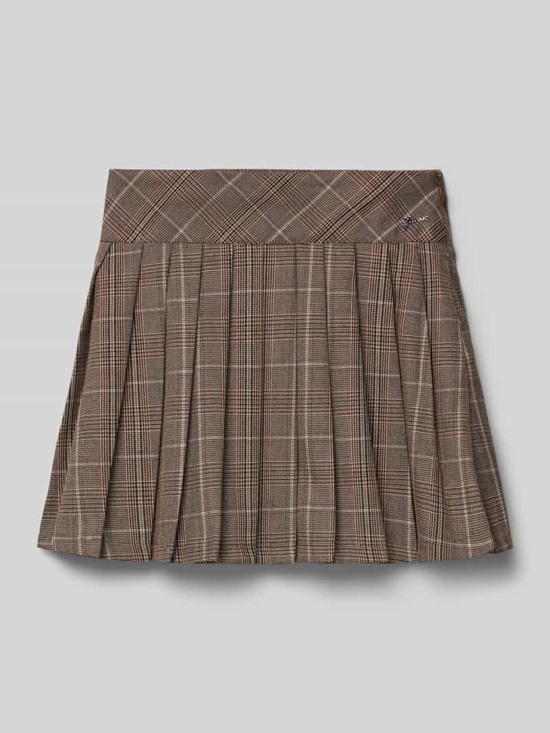Guess Minirok met viscose in geplooide look