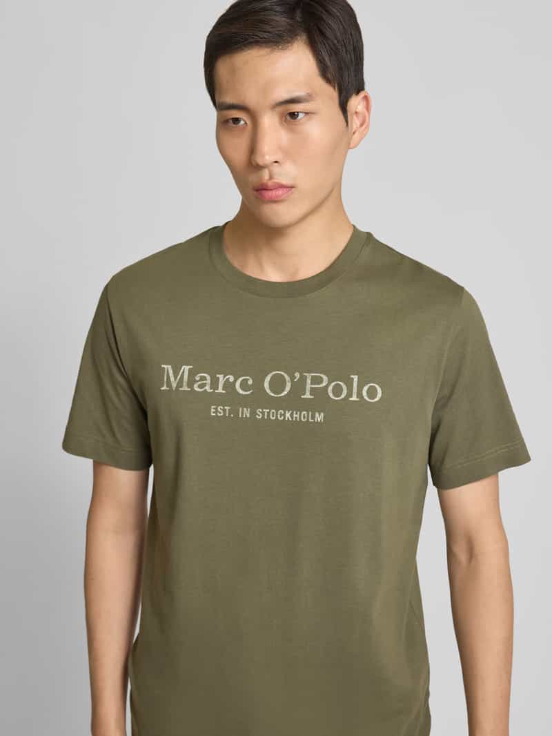 Marc O'Polo Regular fit T-shirt van puur katoen