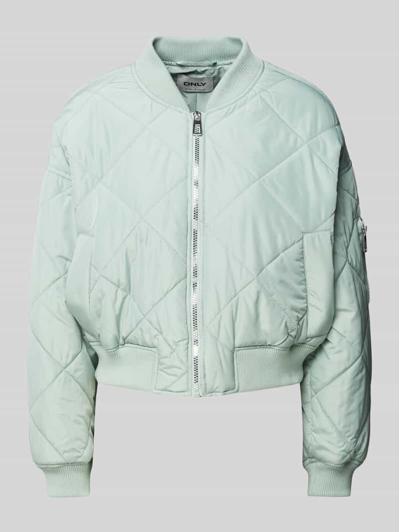 Only Boxy fit bomberjack met doorgestikte naden model 'VIOLA'
