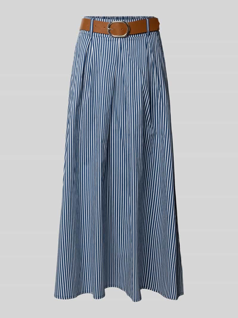 Maxirok in allover-look met riem