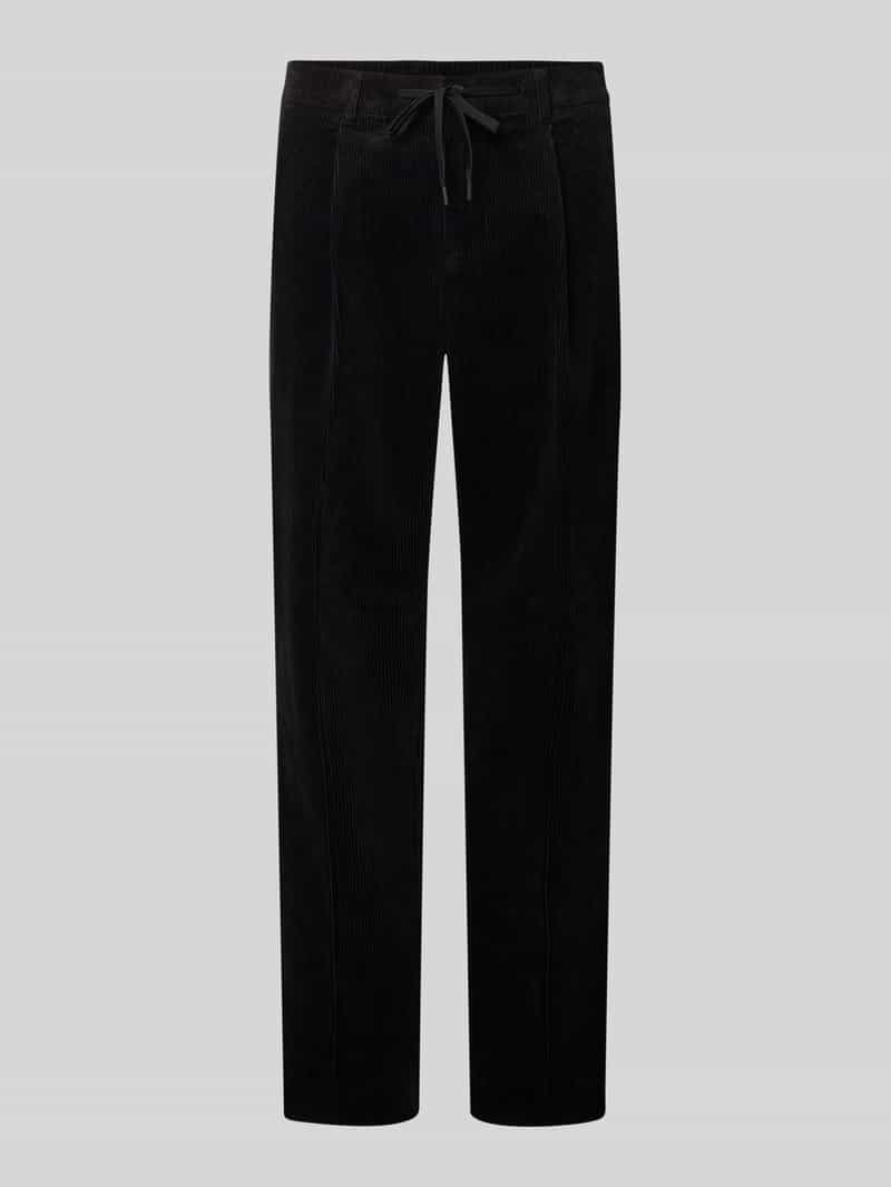 Selected Homme Regular fit corduroy broek van katoenmix model 'LEROY'