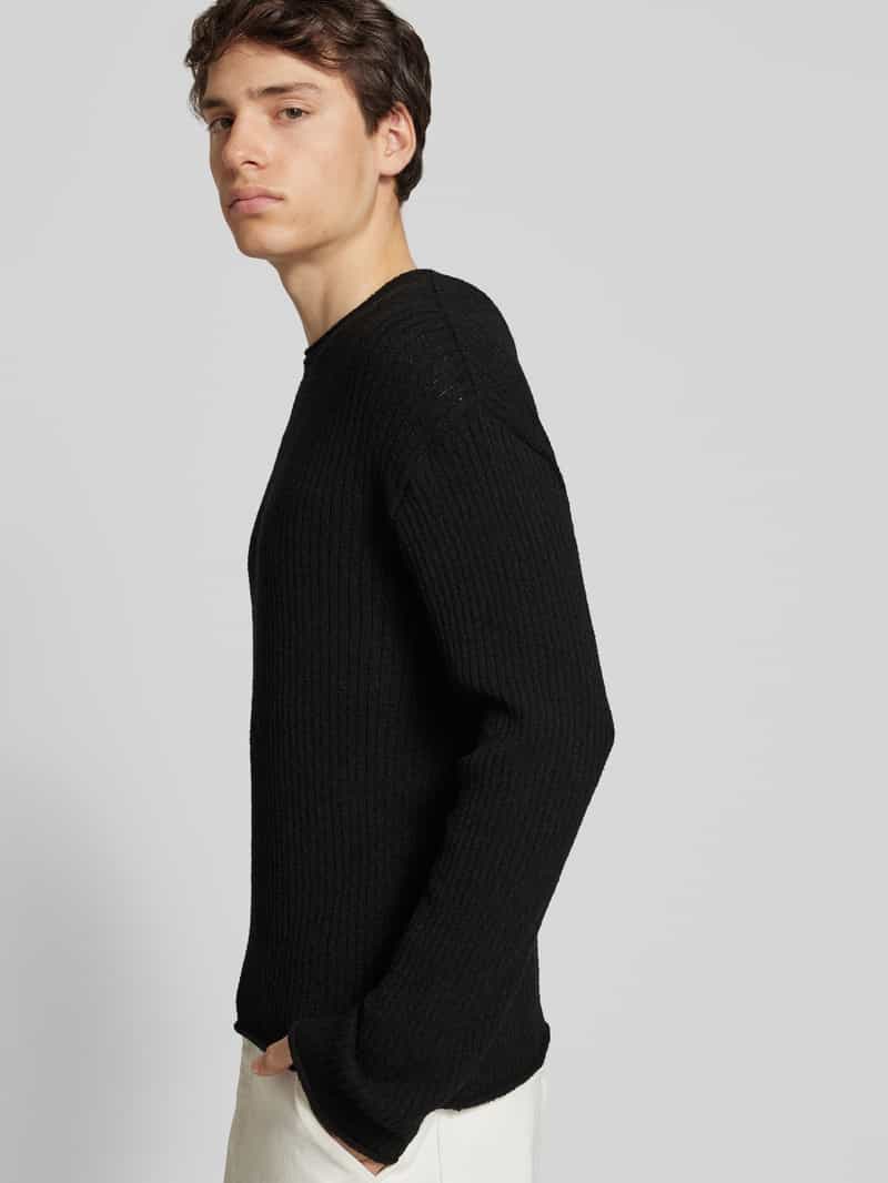 REVIEW Loose fit gebreide pullover met ronde hals