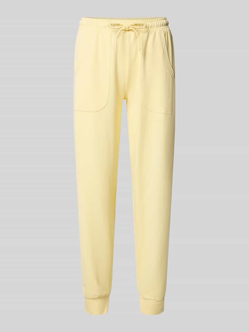 slim fit sweatpants met viscose