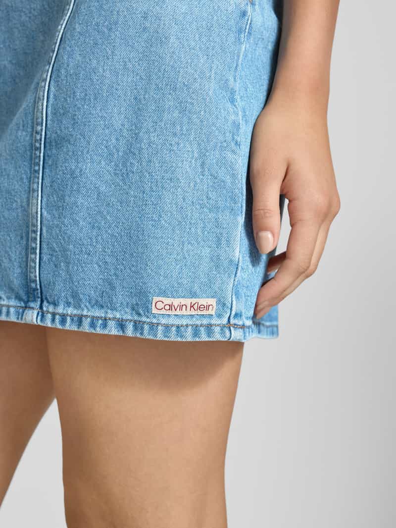 Calvin Klein Jeans Jeansjurk met ronde hals