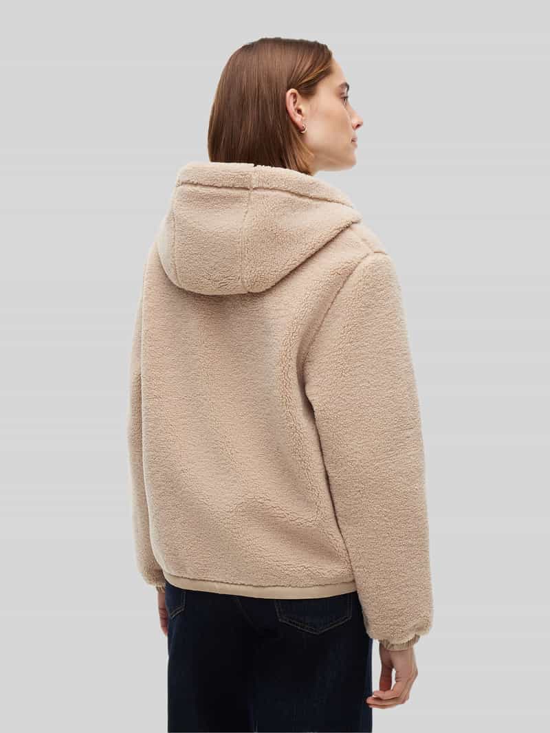 Tommy Hilfiger Regular fit teddy- webbontjack met gestikt logo