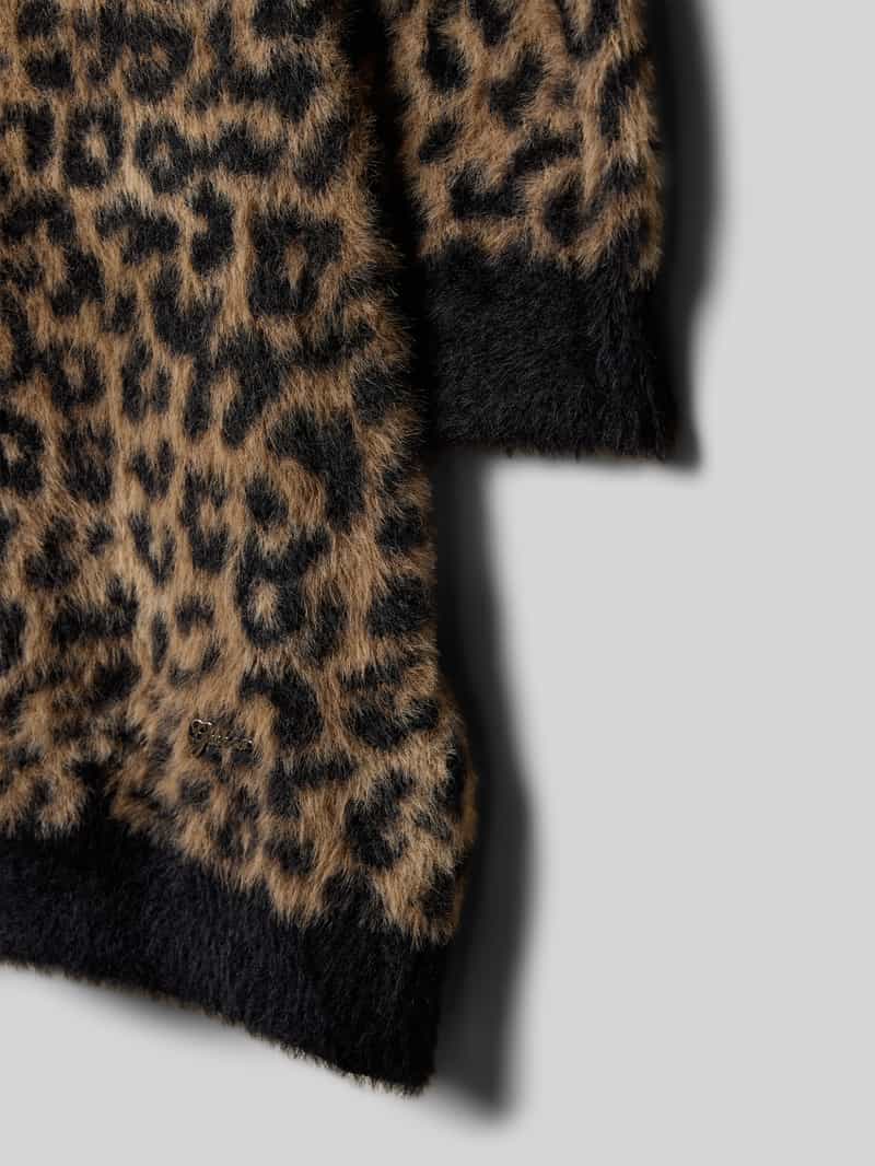 Guess Gebreide jurk met labeldetail