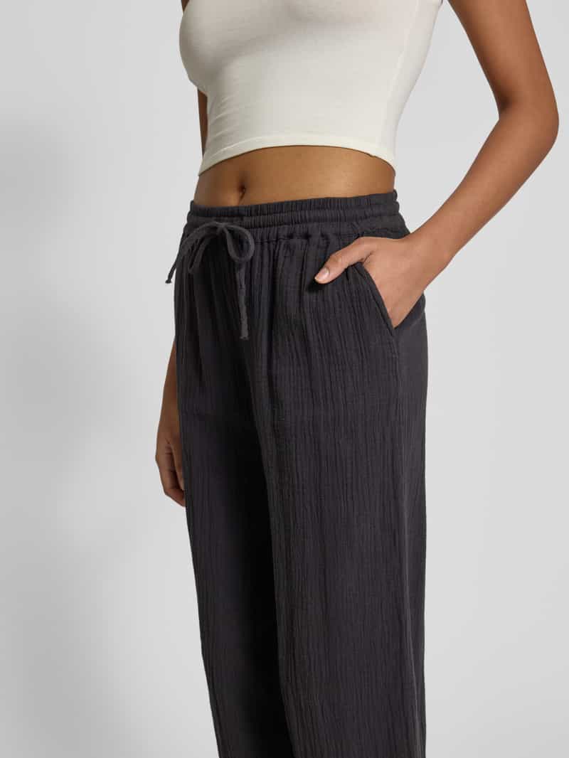 Only Regular fit broek met wijde pijpen model 'THYRA'