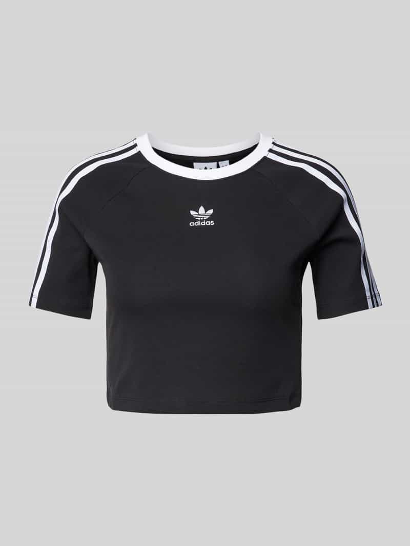 adidas Originals Kort T-shirt met labelprint