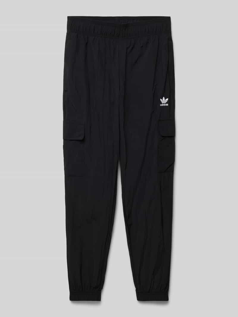 adidas Originals Regular fit cargobroek met labelstitching