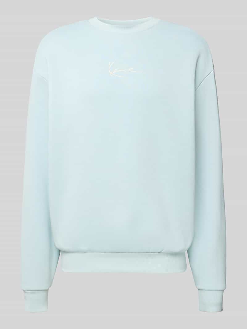 Sweatshirt met labelstitching