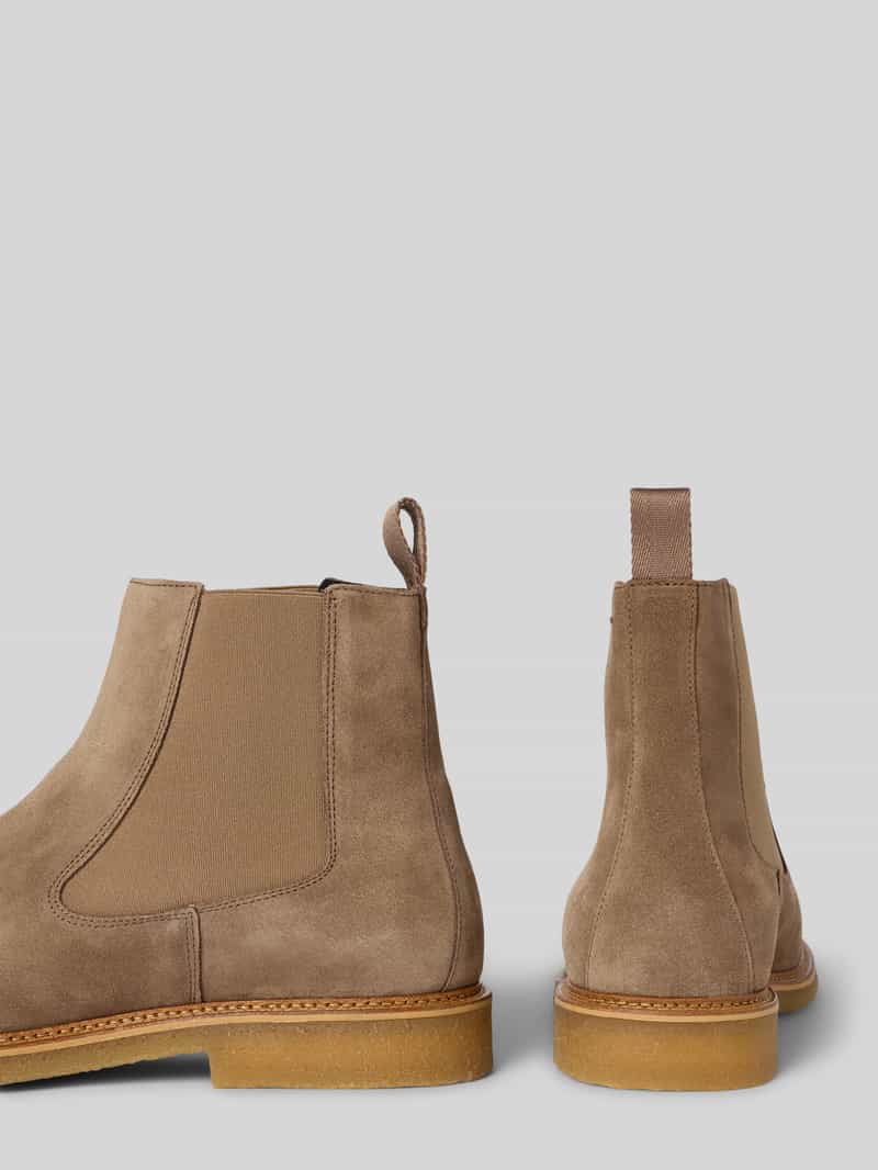 Boss Chelsea boots van suède model 'KOPE_CHEB'