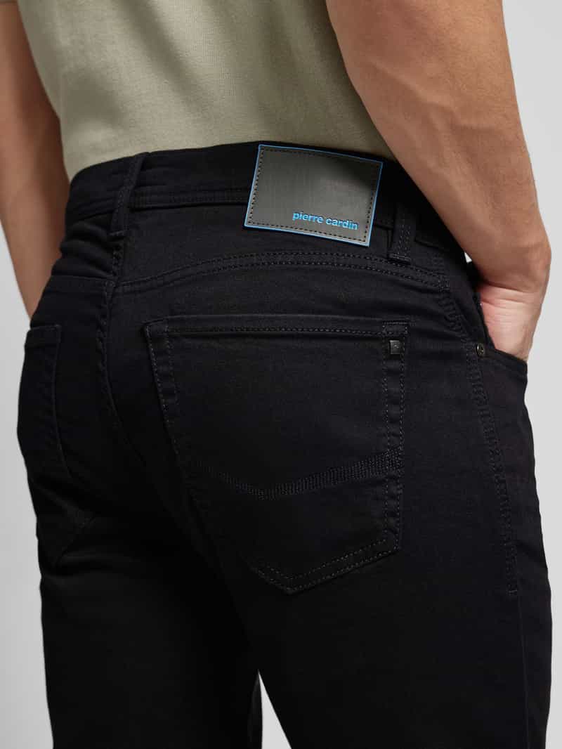 Pierre Cardin Lyon tapered fit jeans zwart, foto 5