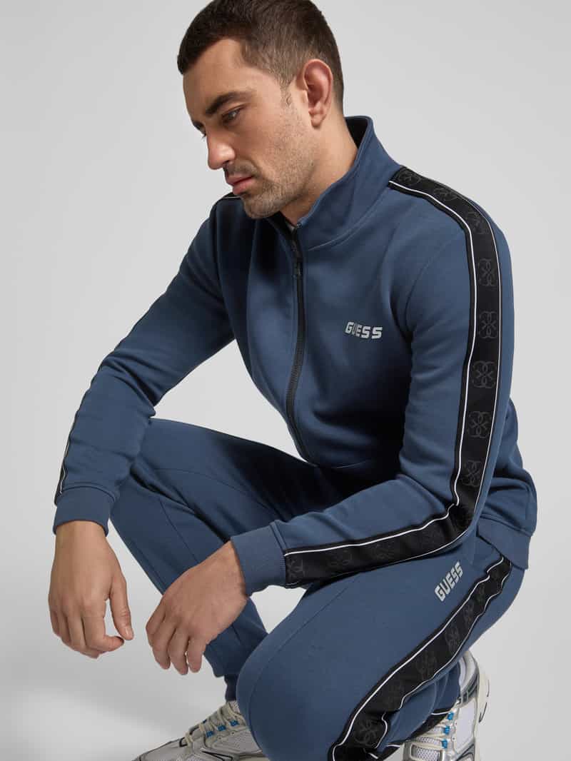 Guess Activewear Sweatjack met labelprint model 'MICKEY'