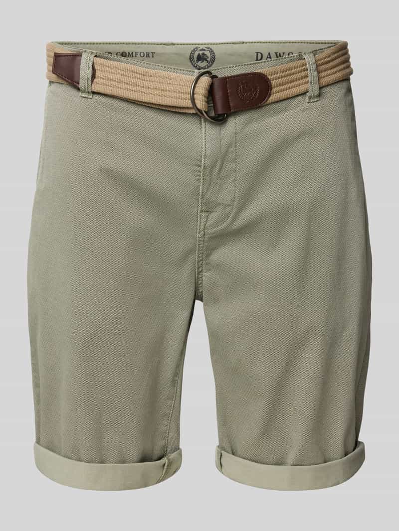 Lerros Bermuda met riem en achterzakken