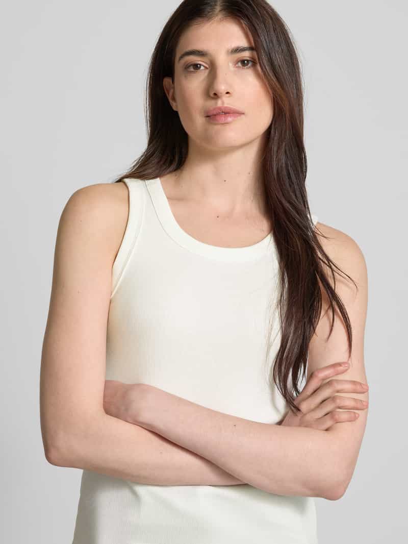 Tom Tailor Regular fit tanktop van een mix van katoen en elastaan